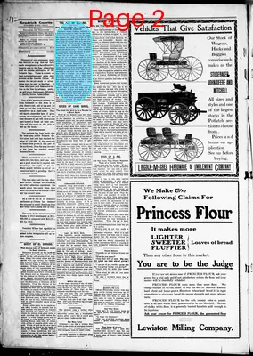 Page thumbnail for The Kendrick Gazette