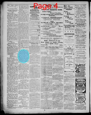 Page thumbnail for Idaho County Free Press