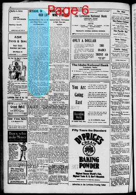 Page thumbnail for Lewiston Evening Teller