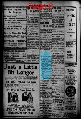 Page thumbnail for Lewiston Evening Teller