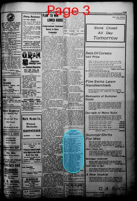 Page thumbnail for Lewiston Evening Teller