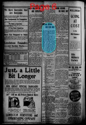 Page thumbnail for Lewiston Evening Teller