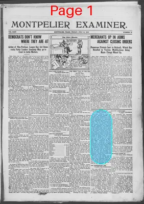 Page thumbnail for Montpelier Examiner