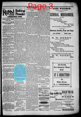 Page thumbnail for Wood River Times