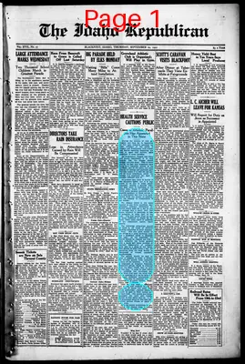 Page thumbnail for The Idaho Republican
