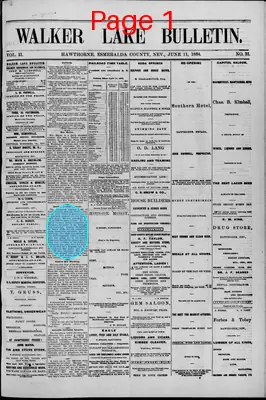 Page thumbnail for Walker Lake Bulletin