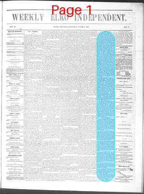 Page thumbnail for The Weekly Elko Independent