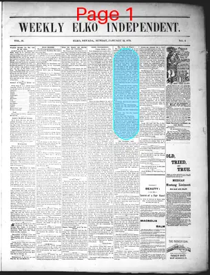 Page thumbnail for The Weekly Elko Independent