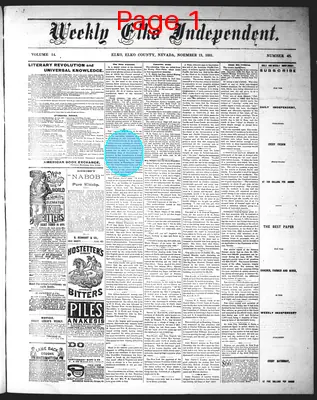 Page thumbnail for The Weekly Elko Independent