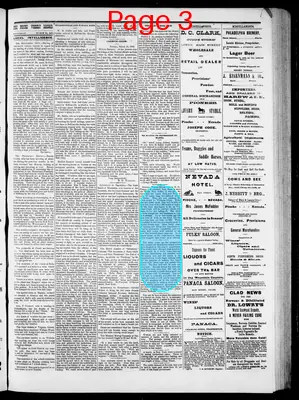 Page thumbnail for The Pioche Weekly Record