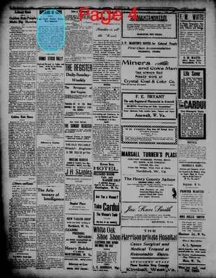 Page thumbnail for The Mcdowell Times