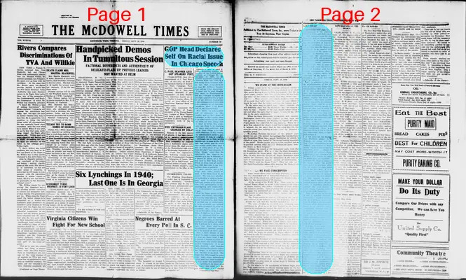 Page thumbnail for The Mcdowell Times