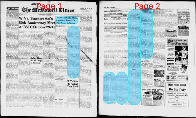 Page thumbnail for The Mcdowell Times