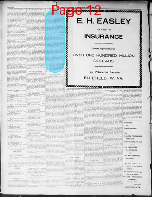 Page thumbnail for Bluefield Evening Leader
