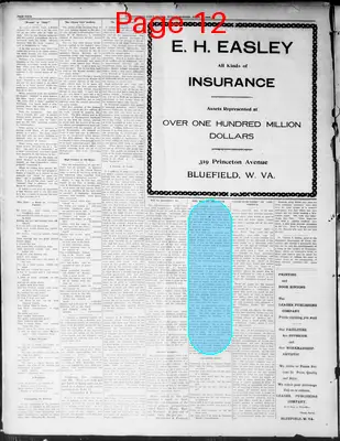 Page thumbnail for Bluefield Evening Leader