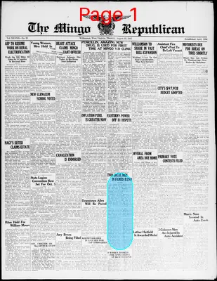 Page thumbnail for The Mingo Republican