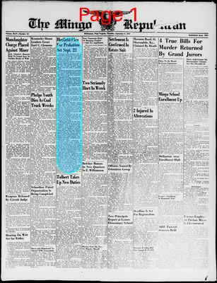 Page thumbnail for The Mingo Republican