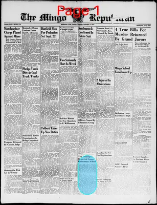 Page thumbnail for The Mingo Republican