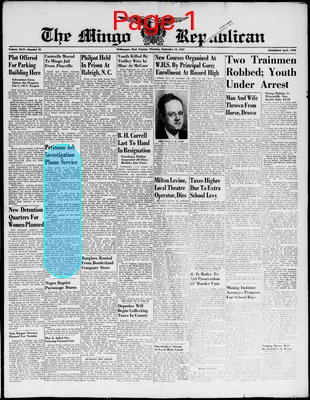 Page thumbnail for The Mingo Republican