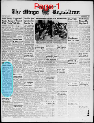 Page thumbnail for The Mingo Republican