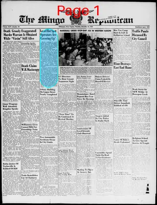 Page thumbnail for The Mingo Republican