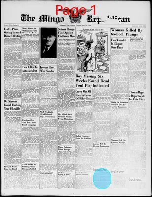 Page thumbnail for The Mingo Republican
