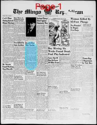 Page thumbnail for The Mingo Republican
