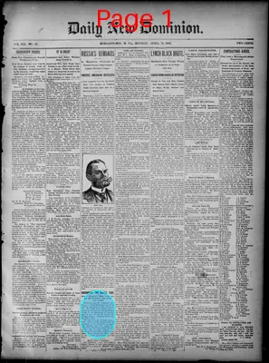 Page thumbnail for Daily New Dominion