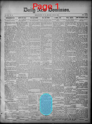 Page thumbnail for Daily New Dominion