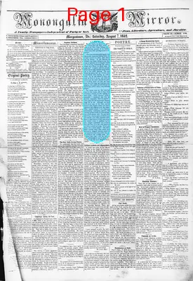 Page thumbnail for Monongalia Mirror