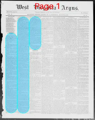 Page thumbnail for West Virginia Argus