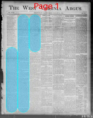 Page thumbnail for West Virginia Argus