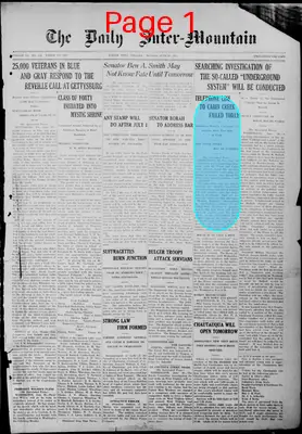 Page thumbnail for The Daily Inter Mountain