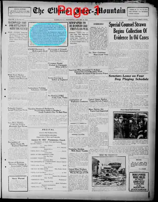 Page thumbnail for The Elkins Inter Mountain