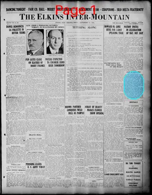 Page thumbnail for The Elkins Inter Mountain