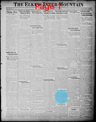 Page thumbnail for The Elkins Inter Mountain