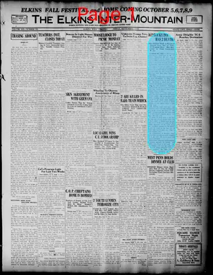 Page thumbnail for The Elkins Inter Mountain