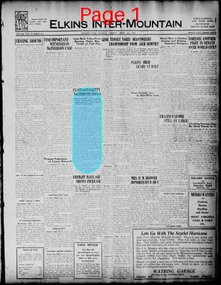 Page thumbnail for The Elkins Inter Mountain