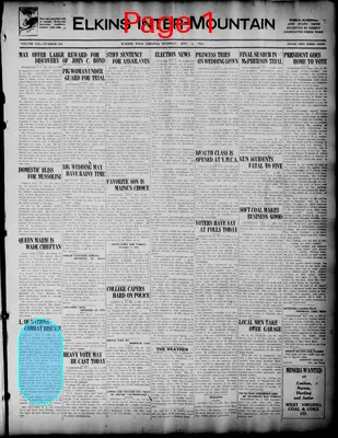 Page thumbnail for The Elkins Inter Mountain