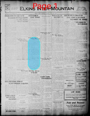 Page thumbnail for The Elkins Inter Mountain