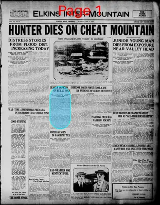 Page thumbnail for The Elkins Inter Mountain