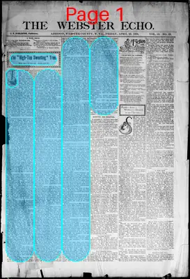 Page thumbnail for The Webster Echo