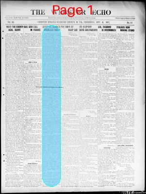 Page thumbnail for The Webster Echo