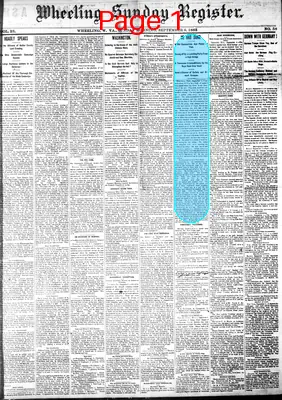 Page thumbnail for Wheeling Sunday Register