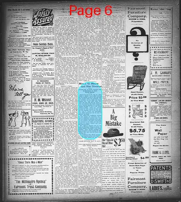 Page thumbnail for The Fairmont West Virginian