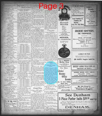 Page thumbnail for The Fairmont West Virginian