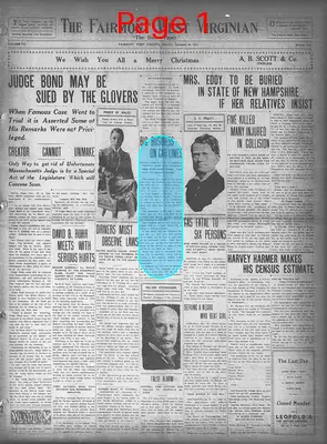 Page thumbnail for The Fairmont West Virginian