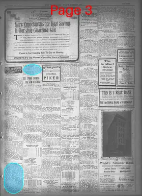 Page thumbnail for The Fairmont West Virginian