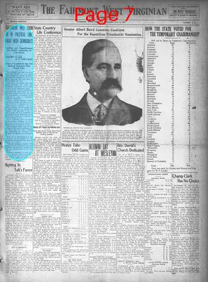 Page thumbnail for The Fairmont West Virginian