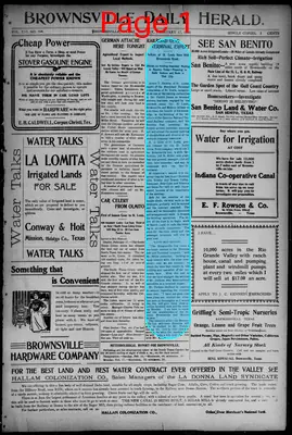 Page thumbnail for The Brownsville Daily Herald